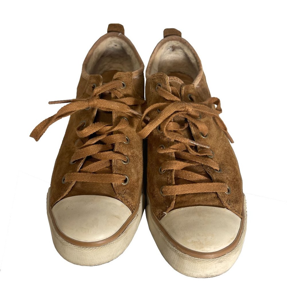 UGG Brown leather sneaker size 7.5